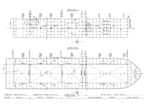 ●19GTバンカー船 船体構造配置図
